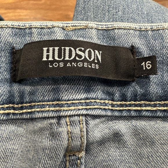 Womens‎ Hudson Size 16 Medium Wash Straight Jeans High Rise - Picture 6 of 8